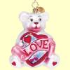 Teddy Valentine - Christopher Radko Ornaments 02-0278-0