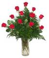 One Dozen Red Roses Arranged