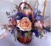 The FTD Peach Rose Basket