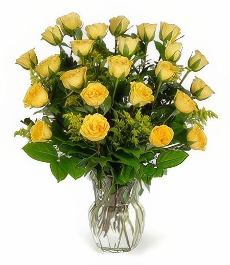 Two-Dozen Yellow Roses &mdash; Flower Delivery